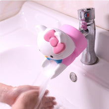 Load image into Gallery viewer, Cute Faucet Extender Water Saving Cartoon Faucet Extension Tool Help Children Washing hands Bathroom Kitchen water tap extender
