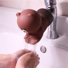 Load image into Gallery viewer, Cute Faucet Extender Water Saving Cartoon Faucet Extension Tool Help Children Washing hands Bathroom Kitchen water tap extender
