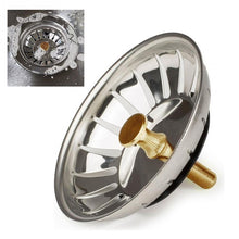 Load image into Gallery viewer, New Stainless Steel Kitchen Sink Strainer Stopper Waste Plug Sink Filter Filtre Lavabo Bathroom Hair Catcher
