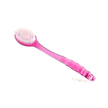 Load image into Gallery viewer, Bath Brush Back Body Bath Shower Sponge Scrubber Brushes With Handle Exfoliating Scrub Skin Massager Exfoliation Bathroom Brush

